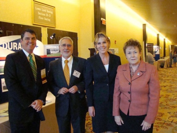 Jim Fryer, Jr  Master of Ceremonies, Mark Glaser, GreenBerg Traurig, The Honorable NY State Senator Catherine Young, Nancy Geer, Exec Dir NYHousing posted MHProNews.com