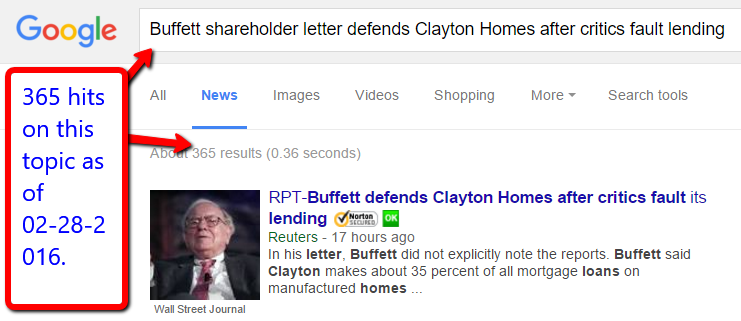 BuffettDefendsCriticsReuters-WallStreetJournal-GoogleAlerts-credits-posted-Masthead-MHProNews-com-