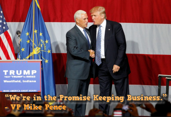 WereInThePromiseKeepingBusinessVPMikePencePOTUSDonaldJTrumpPBS-MastheadBlogMHProNews-