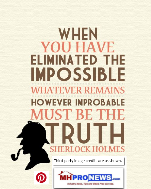 WhenYouHaveEliminatedTheImpossibleWhateverRemainsHoweverImprobableMustBeTheTruthSHerlockHolmesDailyBusinessNewsMHProNews