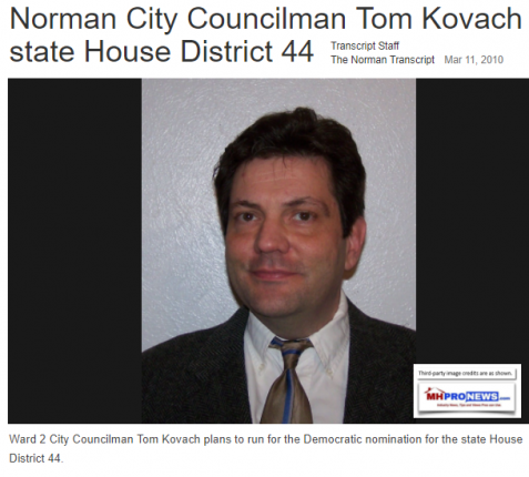 NormanTranscriptTomKovachWard2CityCouncilDemocraticCandidateMstheadBlogMHProNews