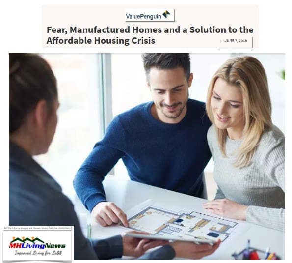 ValuePenguinFearManufacturedHomesAndASolutiontotheAffordableHousingCrisisManufacturedHomeLivingNews