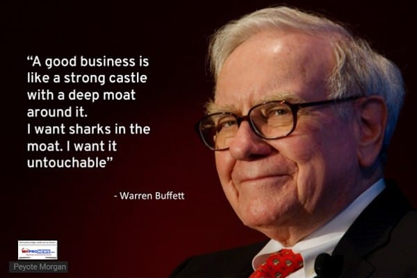 WarrenBuffettTheMoatQuoteMemeManufacturedHousingIndustryDailyBusinessNEwsMHProNEws