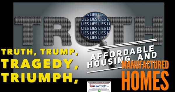 TruthTrumpTragedyTriumphAffordableHousingManufacuredHomesMastheadBlogMHProNewsLogo