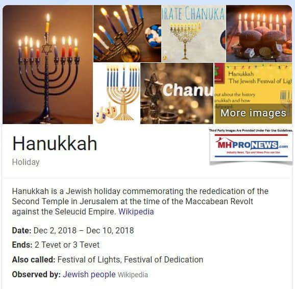 HanukkahMenorahDefinitionDatesDec2-10-2018ManufacturedhomeMastheadCommentaryLATonyKovachMHProNews