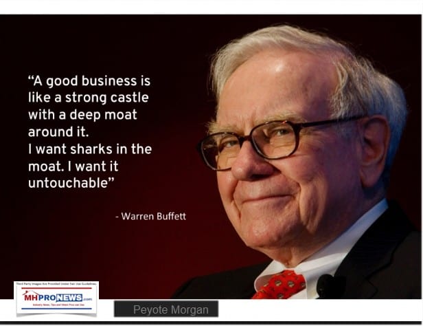 GoodBusinessIsLikeAStrongCastleWithaDeepMoatAroundItSharksIntheMoatIwantItUntouchableWarrenBuffettQuoteMHProNews