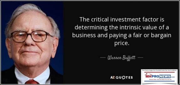 WarrenBuffettAZQuoteCriticalFactorDetermineValuePayFairBargainPriceMastheadTonyKovachMHProNews