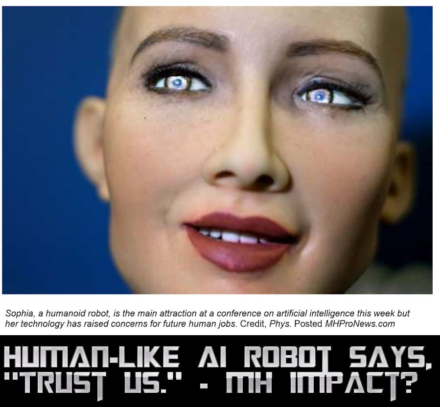 Meet Sophia, AI Robot Wants Your Job, Says “Trust Us” - Manufactured ...