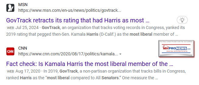 GovTrackRemovesIn2024RatingOfSenatorKamalaHarrisAsMostLiberalSenatorInU.S.Senate2019-MHProNewsFactCheck