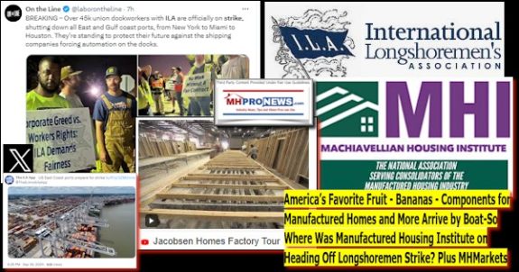 AmericasFavoriteFruitBananas-ComponentsForManufacturedHomesAndMoreArriveByBoatSoWhereWasManufacturedHousingInstituteOnHeadingOffLongshoremenStrikePlusMHMarketsMHProNews