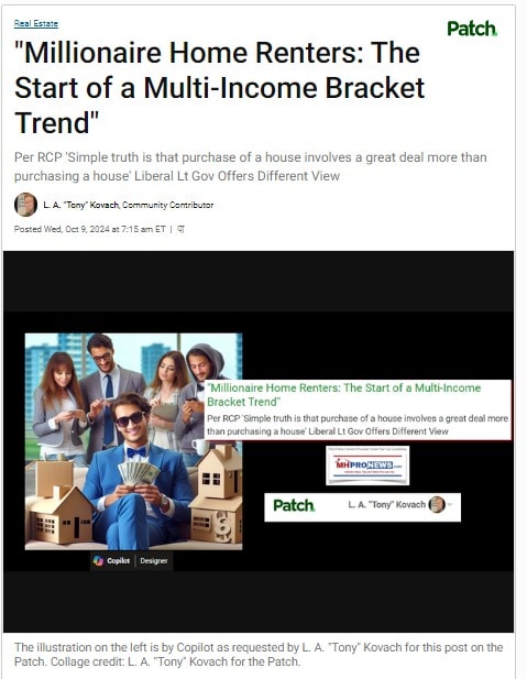 MillionaireHomeRentersTheStartOfA Multi-IncomeBracketTrendMHProNewsPatchLATonyKovach2