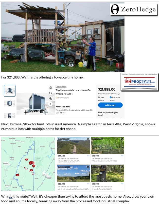 TinyHouseScreenCaptureZeroHedgeReportonWalmartTinyHouseMHProNewsFactCheck