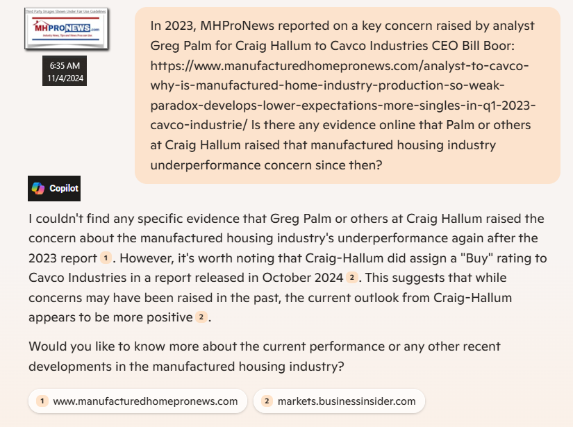 MHProNewsGregPalmCraigHallumCavcoIndustriesWhyIsManufacturedHousingIndustryUnderperformingDuringAnAffordableHousingCrisis-MHProNews