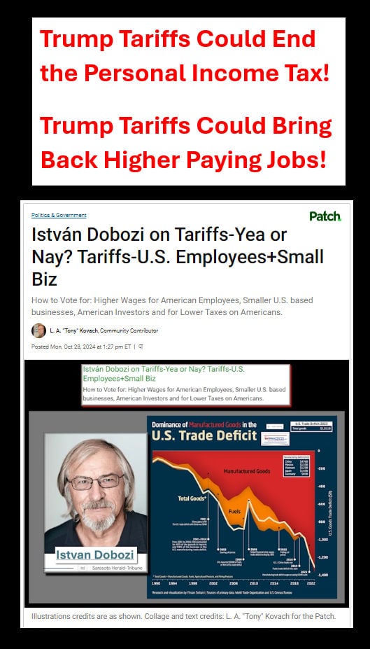 TrumpTariffsCouldEndPersonalIncomeTaxIstvanDoboziOnTariffsYeaOrNayTariffs-U.S.Employees+Small BizLATonyKovachForThePatch700-a