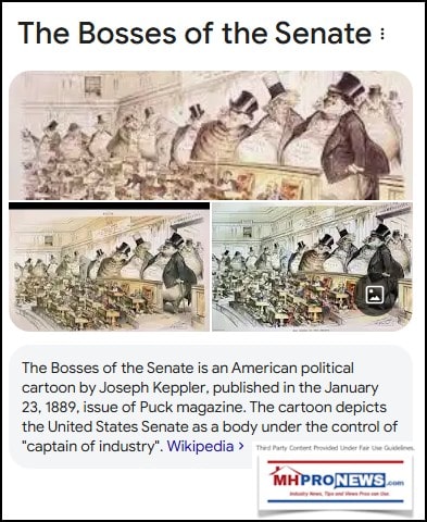 BossessOfTheSenateWikiPoliticalCartoon1889MHProNews