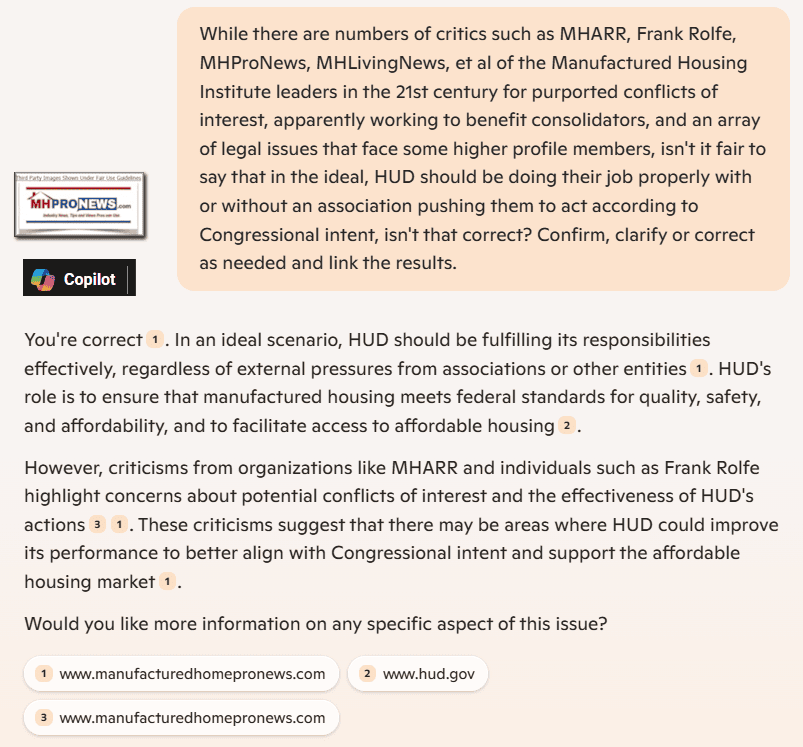 Q-A-BingCopilot12.12.2024-ShouldntHUDdoITsJobProperlyRegardlessIfManufacturedHousingInstituteOrMHARRareFailingToPromptThemToAct-MHProNews