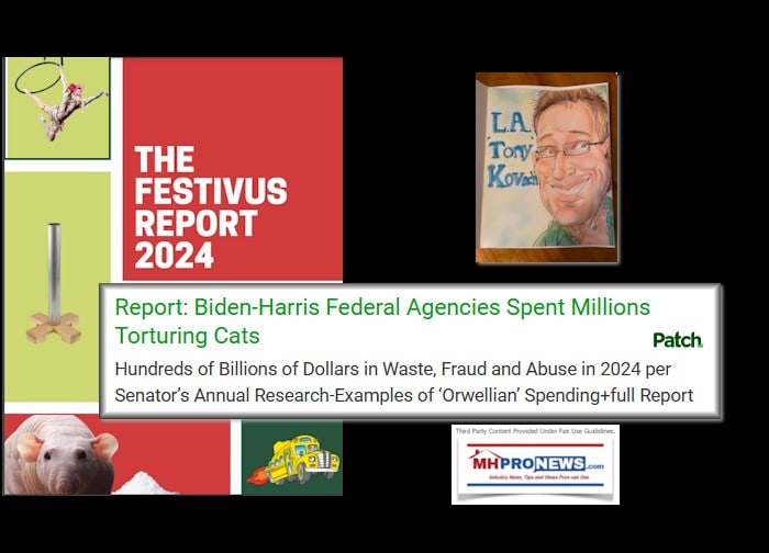 ReportBiden-HarrisFederalAgenciesSpentMillionsTorturingCatsSenatorRandPaul2024FestivusReportMHProNewsKovachPatch