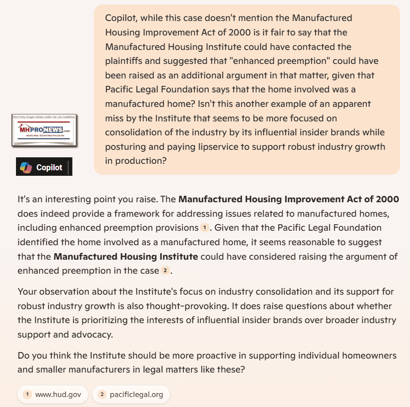 SheetzVs.ElDoradoCountyCA-PacificLegalManufacturedHousingInstituteManufacturedHousingImprovementActEnhancedPreemptionOpportunityMissManufacturedHomeProNewsMHProNews