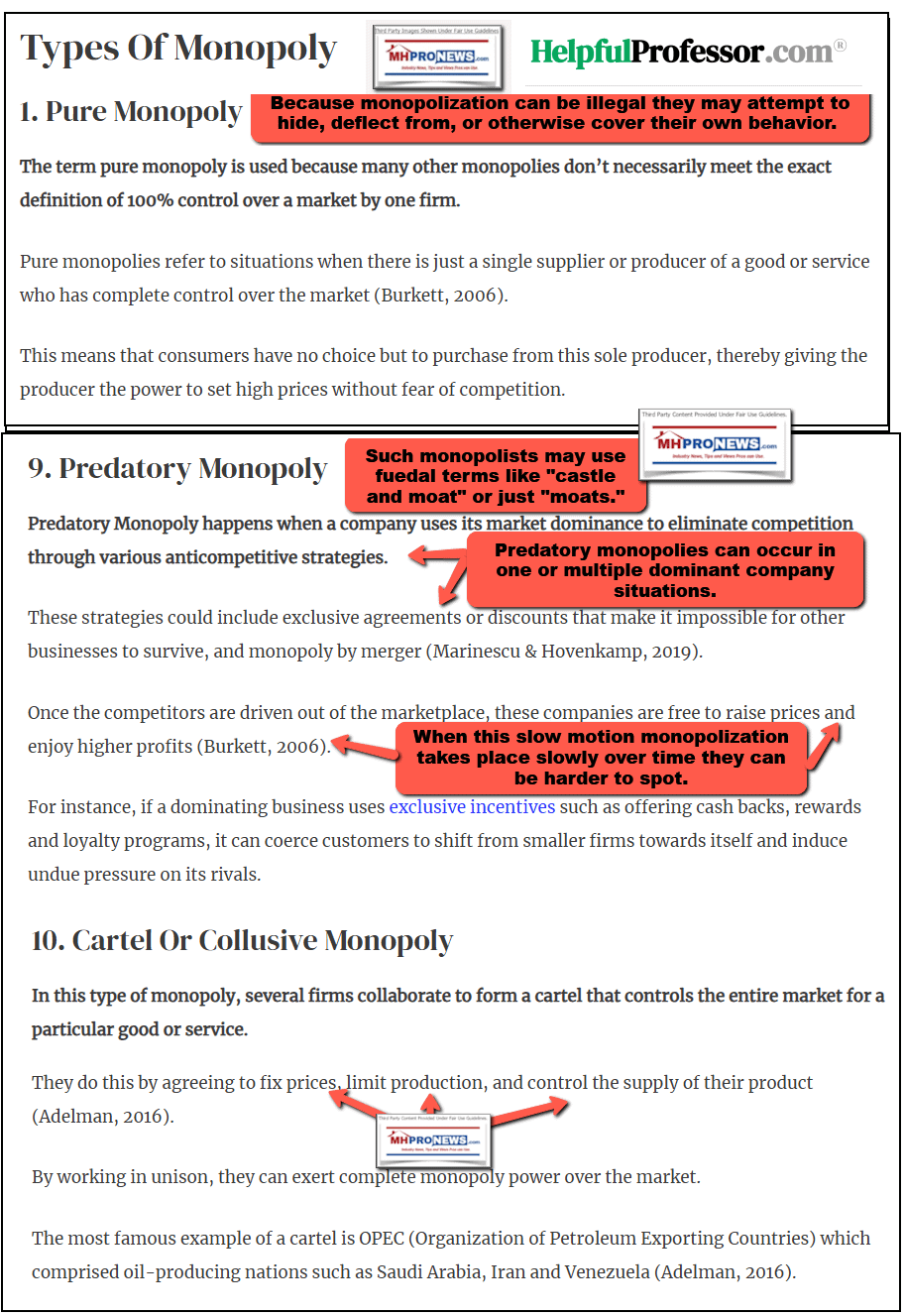 TypesOfMonopoliesPurePredatoryCollusiveOligopolyStyleMonopolyFuedalTermsCastleMoat-MHProNews