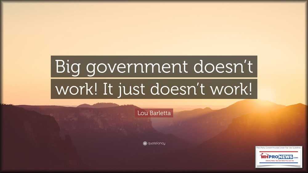 BigGovernmentDoesntWorkItJustDoesntWorkLouBarletta-QuoteMHProNews