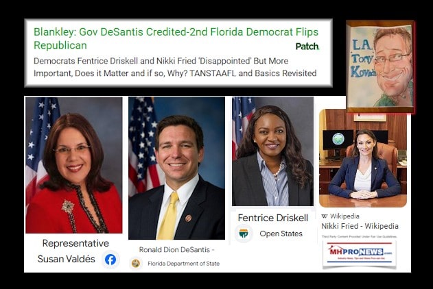 BlankleyGovDeSantisCredited2ndFloridaDemocratSusanValdésFlipsRepublicanGovRonDeSantisDemFentriceDriskellNikkiFriedRepSusanValdésMHProNews