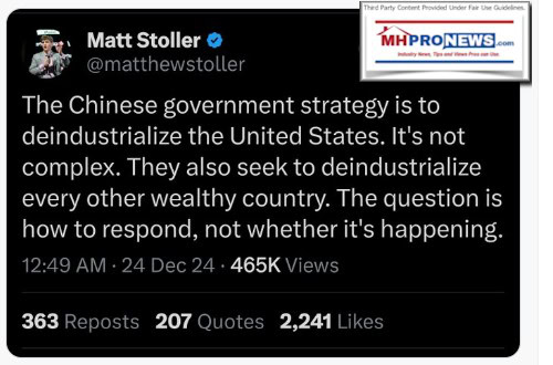 ChineseGovtStrategyIsToDeIndustrializeUS-MattStoller_QuestionIsntIfItIsHowToRespondMHProNews