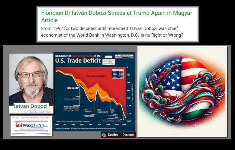 FloridianDrIstvánDoboziStrikesAtTrumpAgainInMagyarArticlePatchFrom1992forTwoDecadesUntilRetirementIstvánDoboziWasChiefEconomistOfTheWorldBankInWashingtonD.CisHeRightOrWrongMHProNews