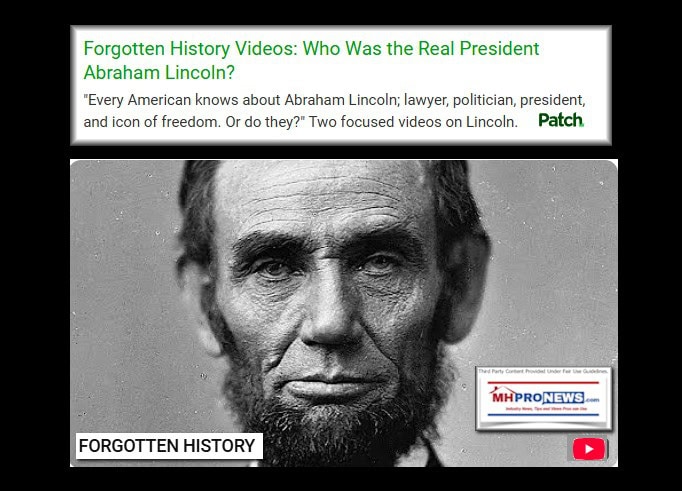 ForgottenHistoryVideosWhoWasRealPresidentAbrahamLincolnEveryAmericanKnowsAboutAbrahamLincolnLawyerPoliticianPresidentIconFreedomVideosOnLincolnMHProNewsPatchColinHeaton