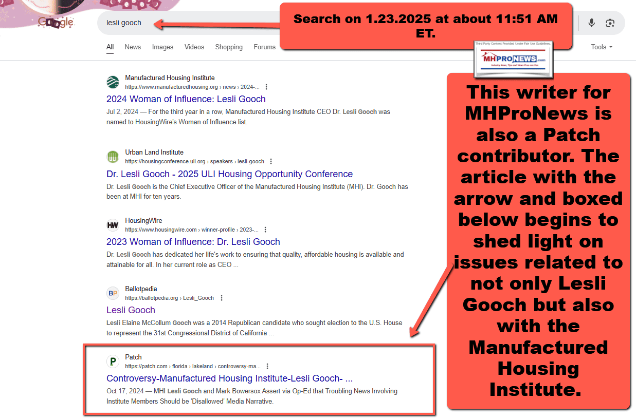 ManufacturedHousingInstituteCEO-LesliGoochGoogleSearchNerdWalletRelatedFactCheckAnalysisExpertCommentaryMHProNews