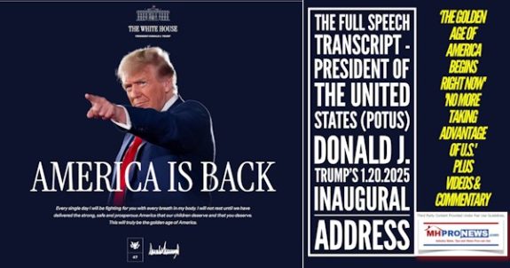 The Full Speech Transcript – President of the United States (POTUS) Donald J. Trump’s 1.20.2025 Inaugural Address – ‘The Golden Age of America Begins Right Now’ ‘No More Taking Advantage of U.S.’ Videos