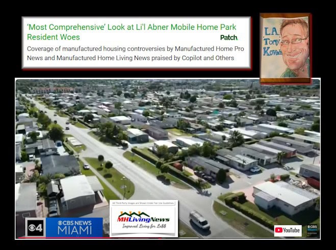 ‘MostComprehensiveLookAtLi'lAbnerMobileHomeParkResidentWoesMHLivingNewsPatch