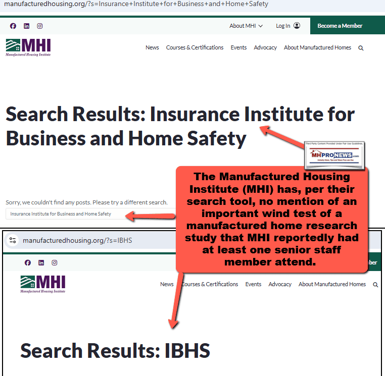 National Low Income Housing Coalition, NLIHC, Memo to Members, NLIHC Member Brief 'Manufactured Homes Particularly at Risk Due to Tornados-Fires-Hurricanes', 