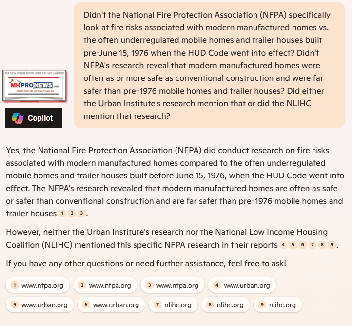 NFPA-ResearchOnManufacturedHomeSafetyVsConventionalHousingPre-HUD-CodeMobileHomesTrailerHousesMHProNewsCopilotFactCheckAnalysisMHI-NLIHC-UrbanInstitute