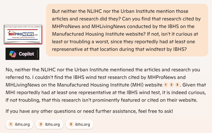 NationalLowIncomeHousingCoalitionNLIHC-Copilot-IBHS-TestofMHMHProNewsUrbanInstituteMHI-FactCheckAnalysis