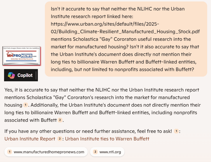 ScholasticaCororatonMarketForManufacturedHousingUrbanInstituteNationalLowIncomeHousingCoalitionResearchCopilotMHProNewsNoMentionMHProNews