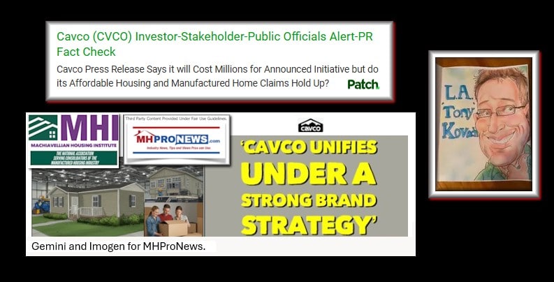 Cavco CVCO_InvestorStakeholderPublicOfficialsAlertFactCheckCavcoPressReleasePatchMHProNewsWillCostMillionsAnnouncedInitiativeButDoItsAffordableHousingAndManufacturedHomeClaimsHoldUp