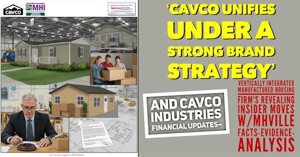 CavcoUnifiesUnderStrongBrandStrategyAndCavcoIndustriesFinancialUpdatesVerticallyIntegratedManufacturedHousingFirmsRevealingInsiderMoveswMHVilleFactsEvidenceAnalysisMHProNews