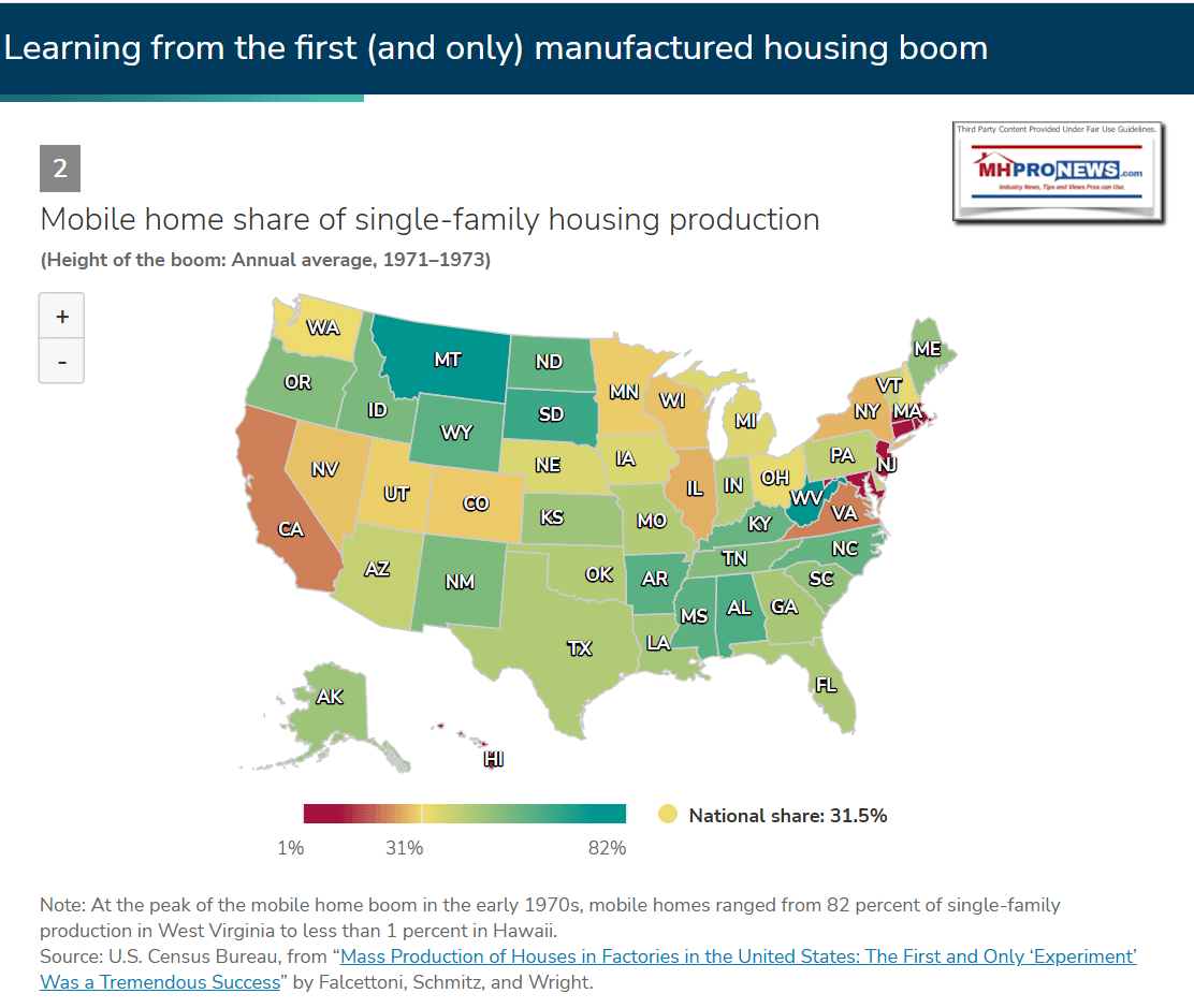 HeatMapMobileHomeShareByStateOfSingleFamilyHousingMarket1971-1973MinneapolisFed-MHProNews