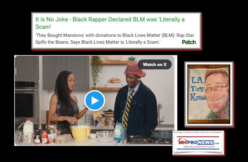 ItIsNoJokeBlackRapperDeclaredBLMwasLiterallyScamTheyBoughtMansionsWithDonationsToBlackLivesMatterRapStarSaysBlackLivesMatterLiterallyScamMHProNewsPatch