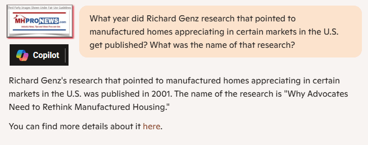 RichardGenzCopilotQ-A-ManufacturedHomesAppreciateMHProNews