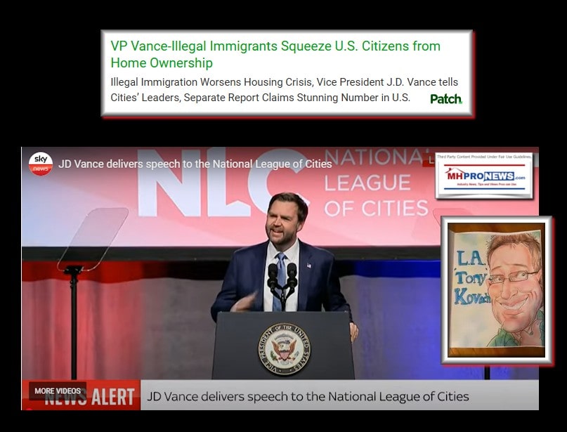 VP_VanceIllegalImmigrantsSqueezeUS.CitizensFromHomeOwnershipPatchIllegalImmigrationWorsenHousingCrisisVicePresJDVanceTellCitiesLeadersSeparateReportClaimStunningNumberInUS.MHProNews