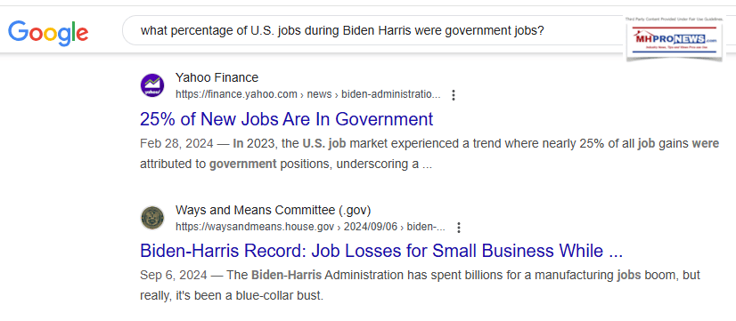 WhatPercentageOfJobsUnderBidenHarrisWereGovtJobsMHProNewsGoogleSearchResults